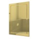 L1520 gold, Push revision hatching door168kh218 with flange 146kh196 ABS, décor