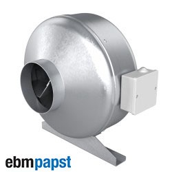 Centrifugal inlet-and-exhaust duct fan, steel, staLʹnoy BB D100