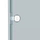Revision hatching door with bolt handle 200kh300, plated mounting