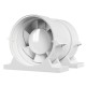 Axial duct inlet-and-exhaust fan with fastening set BB D100