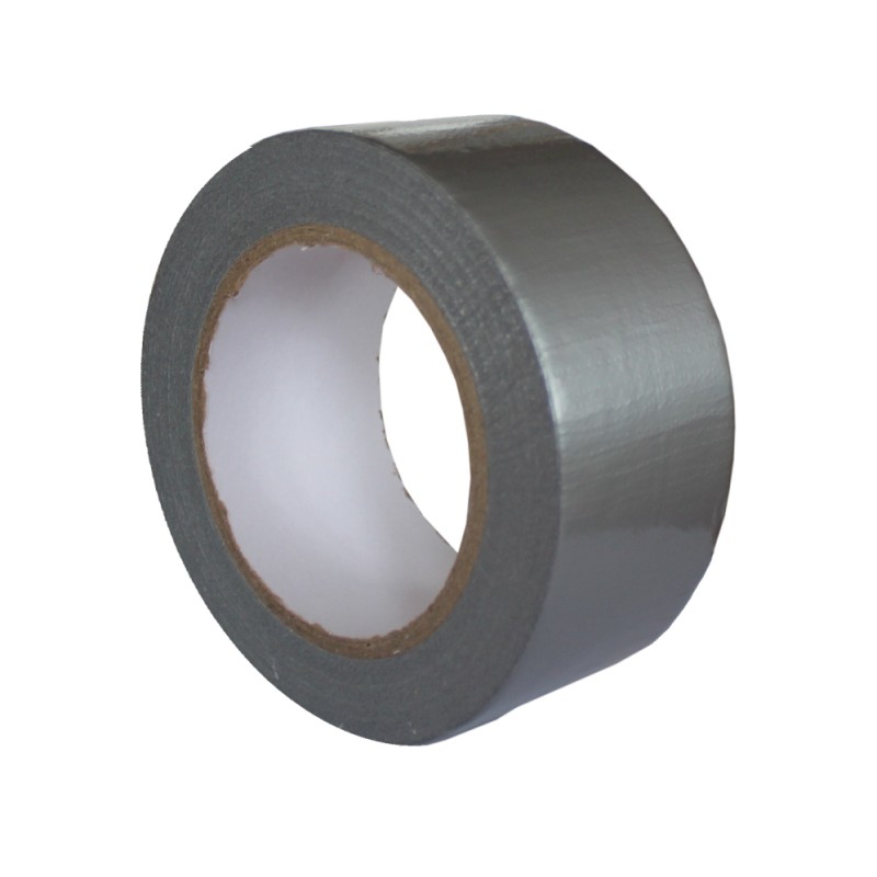 Aluminum tape with glassfiber mesh 50 mm x 50 m, 150 micron.