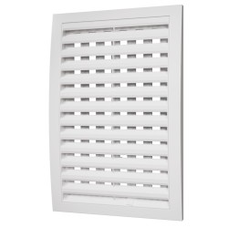 Removable grill with adjustable flow section 150x150
