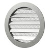 Outside round grill with screen D275 with flange D250, Aluminum