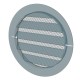 Outside round grill with screen D350 with flange D315, Aluminum