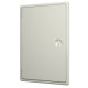 Revision hatching door with bolt handle 200kh250, plated mounting