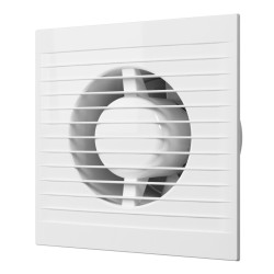 E 100 S C, Axial fan with anti-mosquito screen and back valve D 100