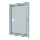 Revision hatching door with handle 218x318 and flange 196x296