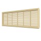 Removable overflow grill 227*67 beige