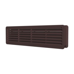 Removable overflow grill 450x91, brown, set of 2 pc.