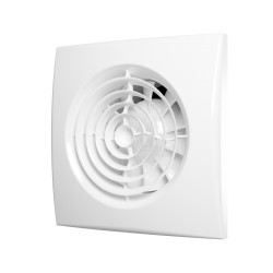 AURA 4C bela barva, Aksialni izpušni ventilator s povratno loputo D 100, décor