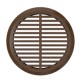 Removable round overflow grill  set of 4 pc brown