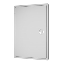 Revision hatching door with bolt handle 300kh400, plated mounting